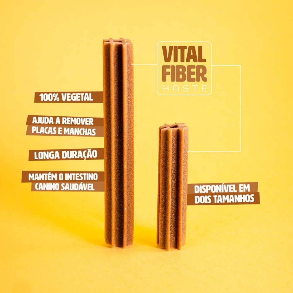 Vital Fiber Haste — petisco 100% vegetal Dentalight